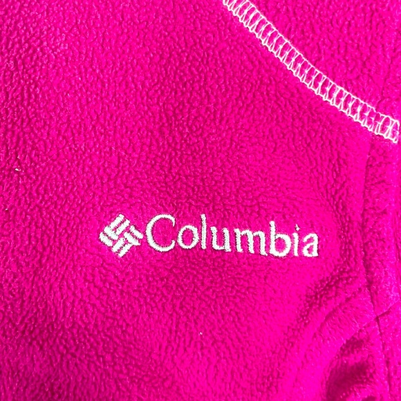 Reversible Columbia light hooded puffer fleece - Picture 6 of 7